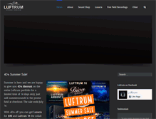 Tablet Screenshot of luftrum.com
